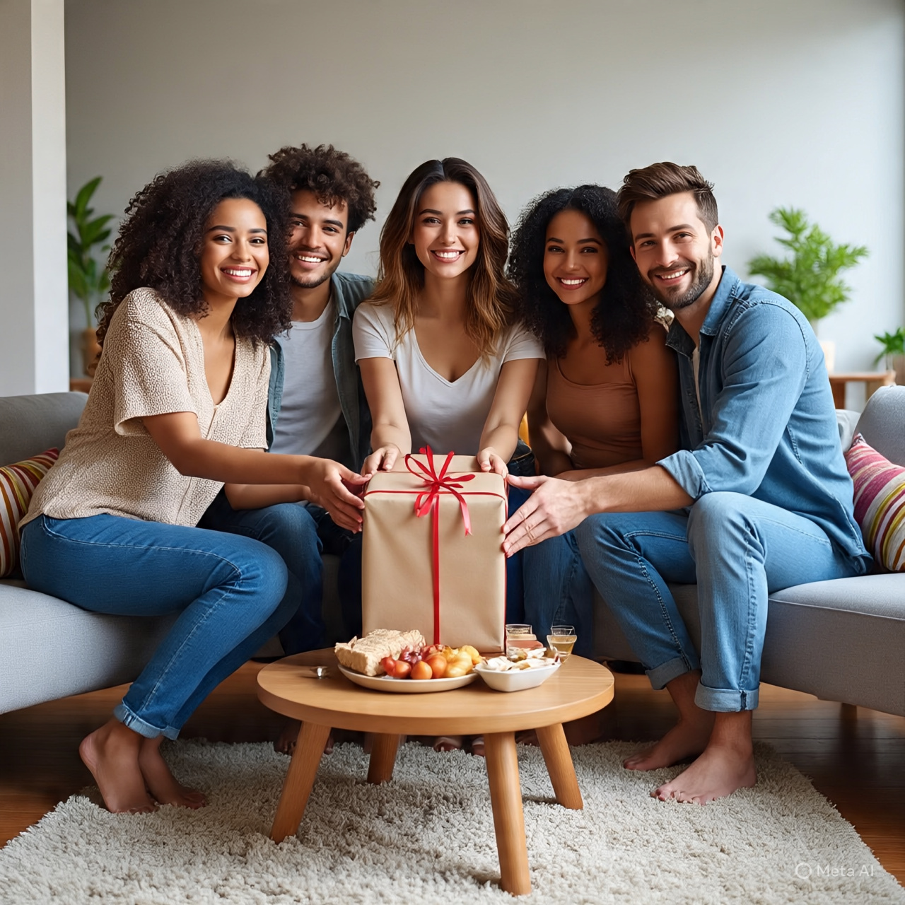 Gruppenfinanzierung für ein gemeinsames Geschenk